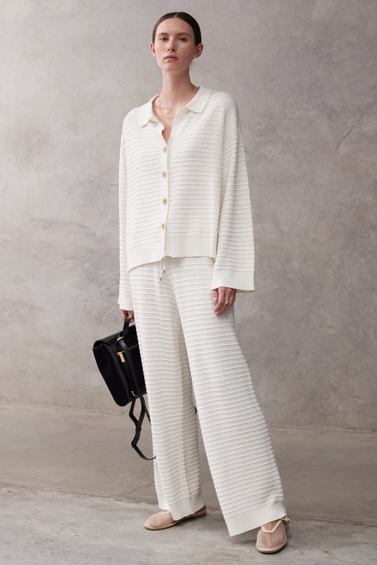 THE ORIANE KNIT SHIRT