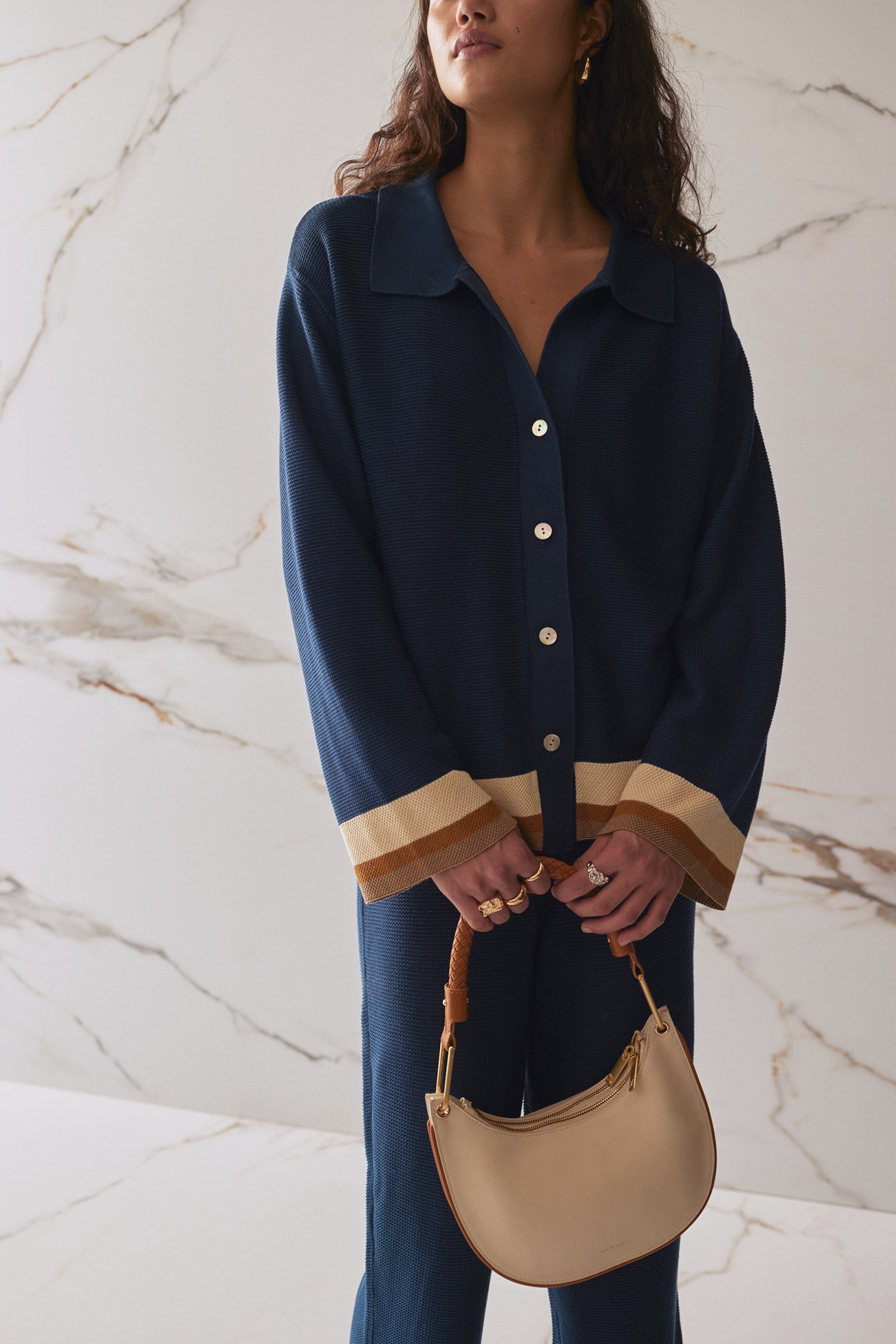THE ABIGAIL KNIT SHIRT