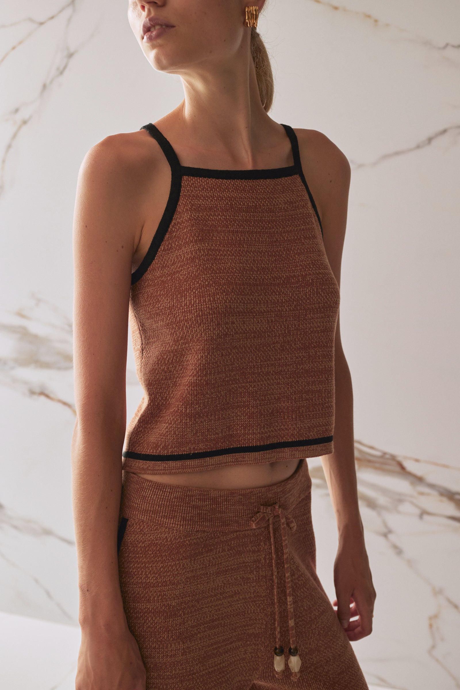 THE CIA KNIT TOP
