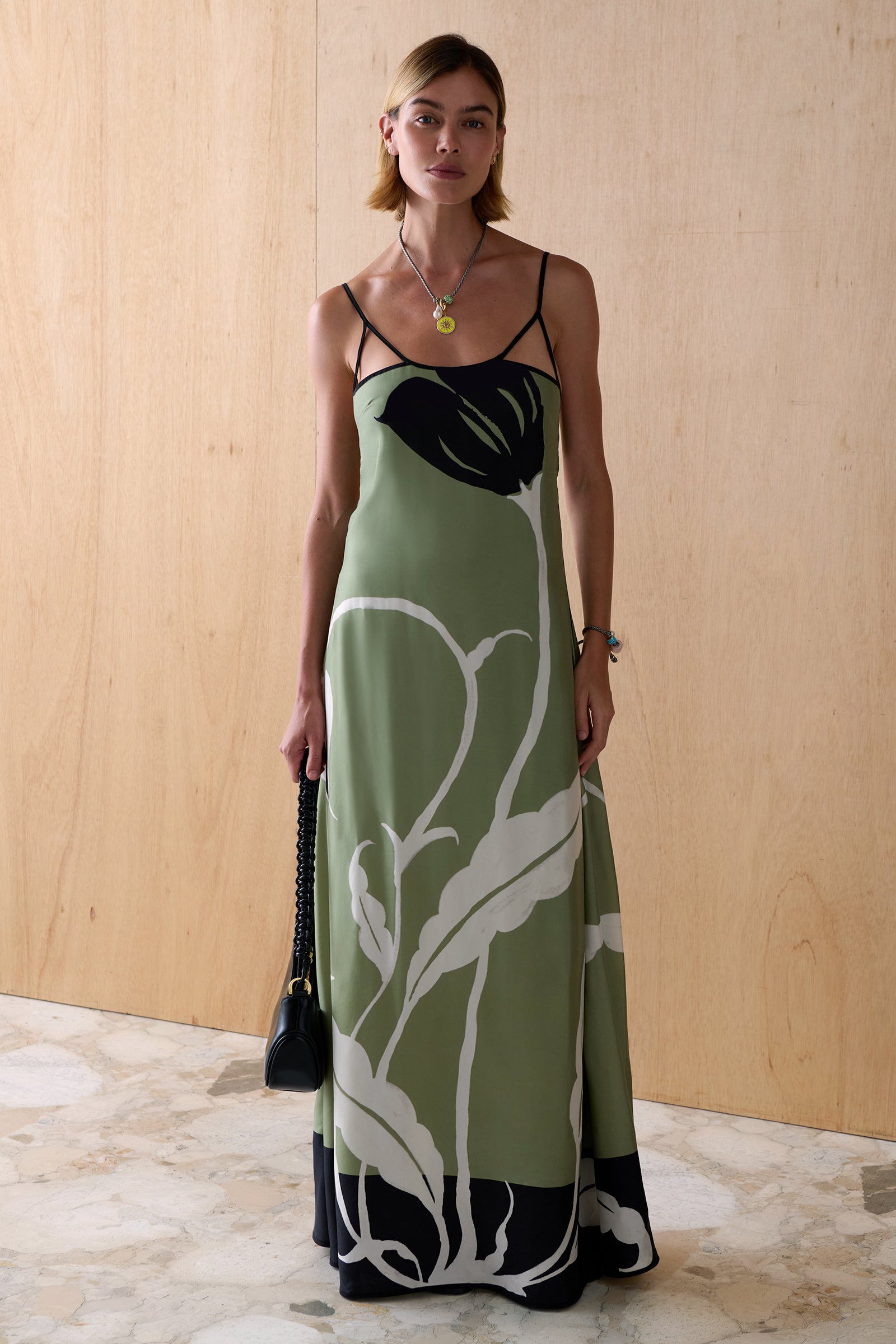 THE VIOLETA CUPRO DRESS