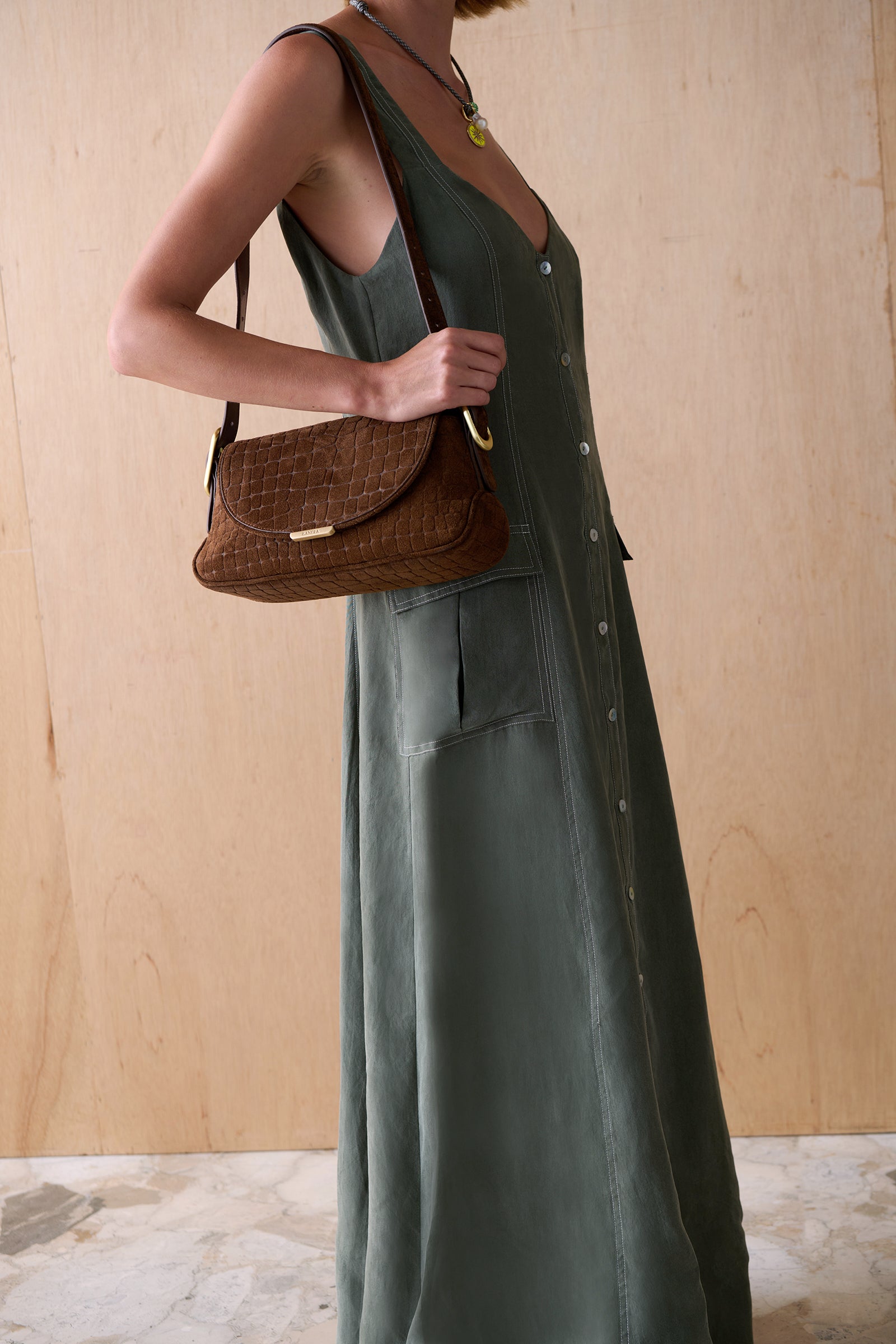 THE MARLA CUPRO DRESS