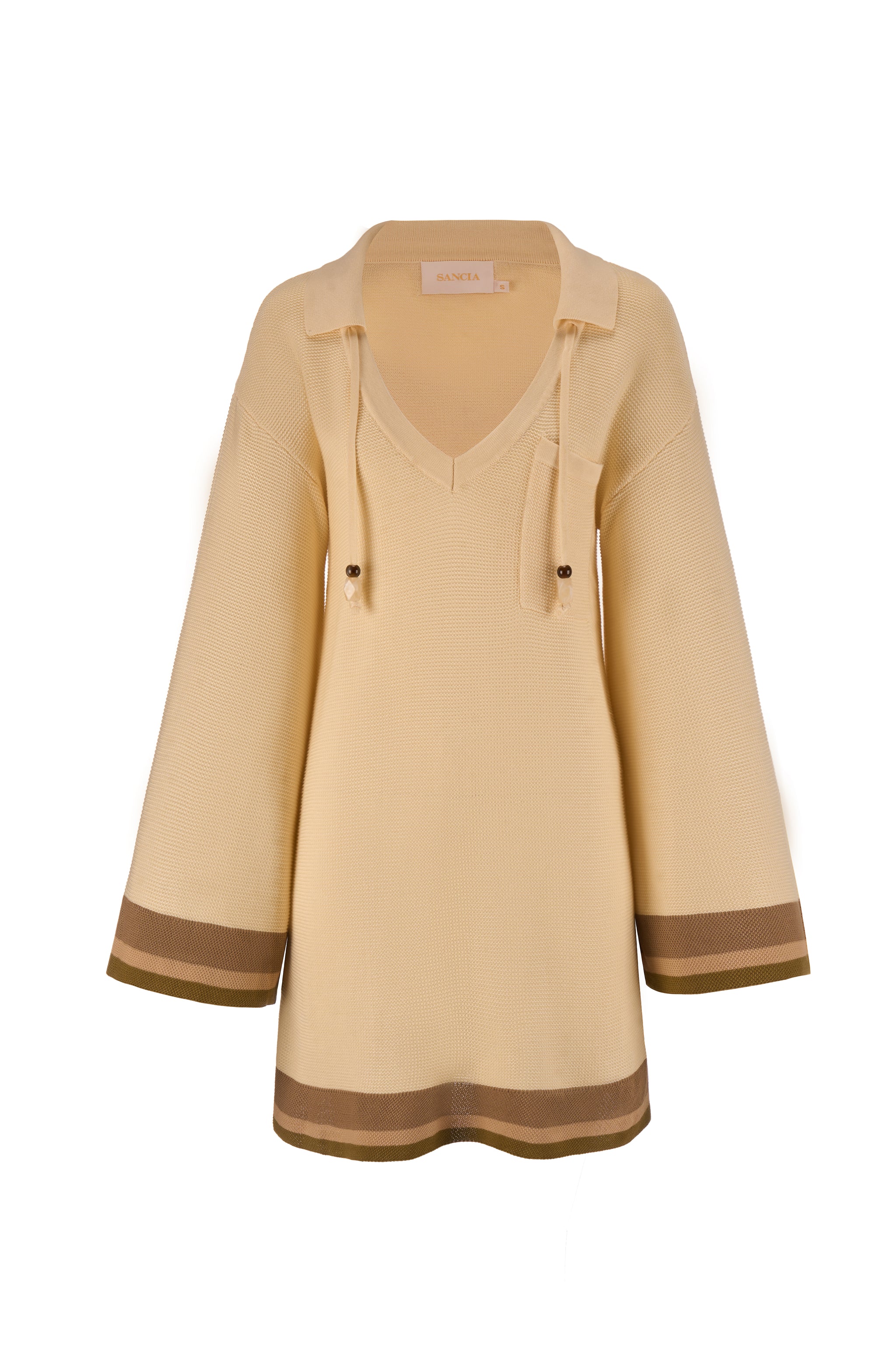 THE WILLAMINA TENCEL KNIT DRESS - SANCIA