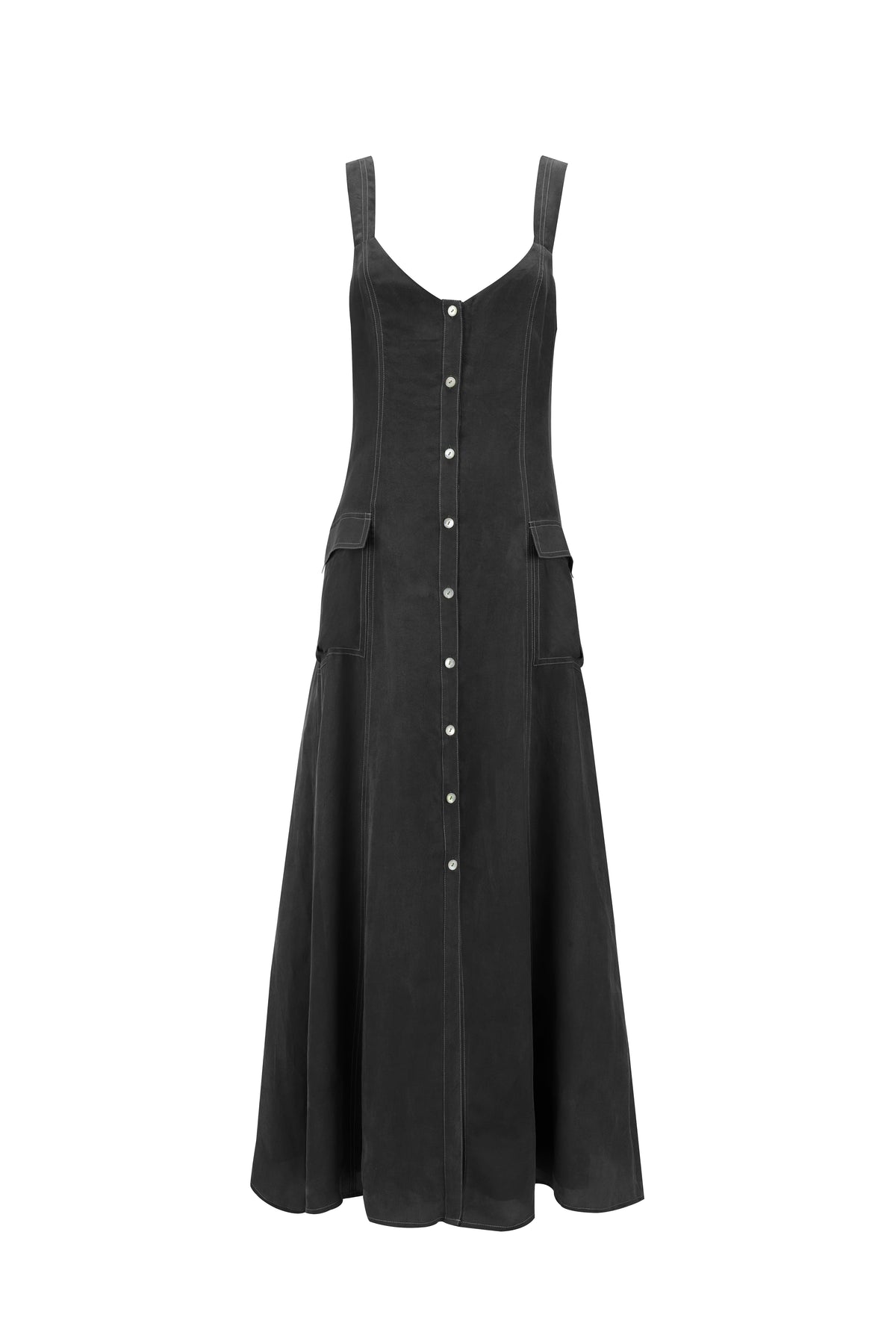 THE MARLA CUPRO DRESS