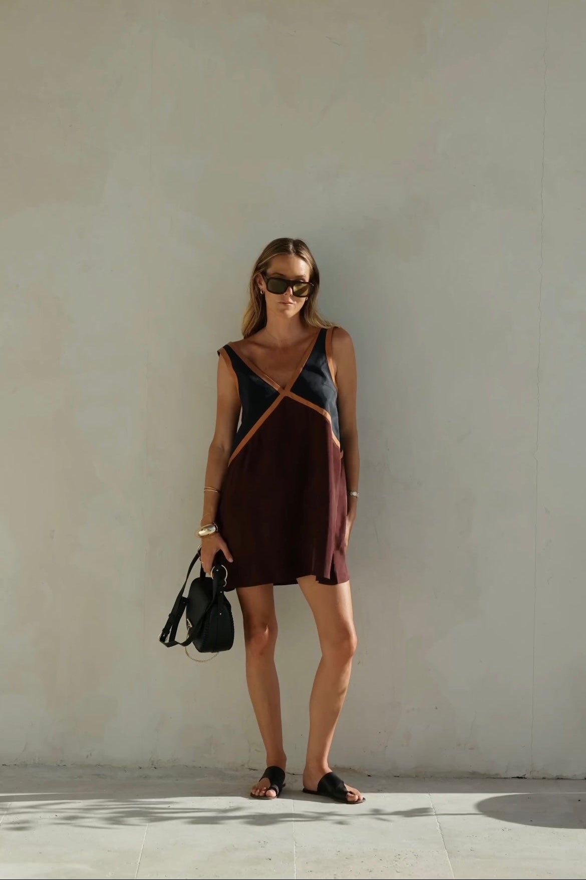 THE ADRIANA CUPRO DRESS