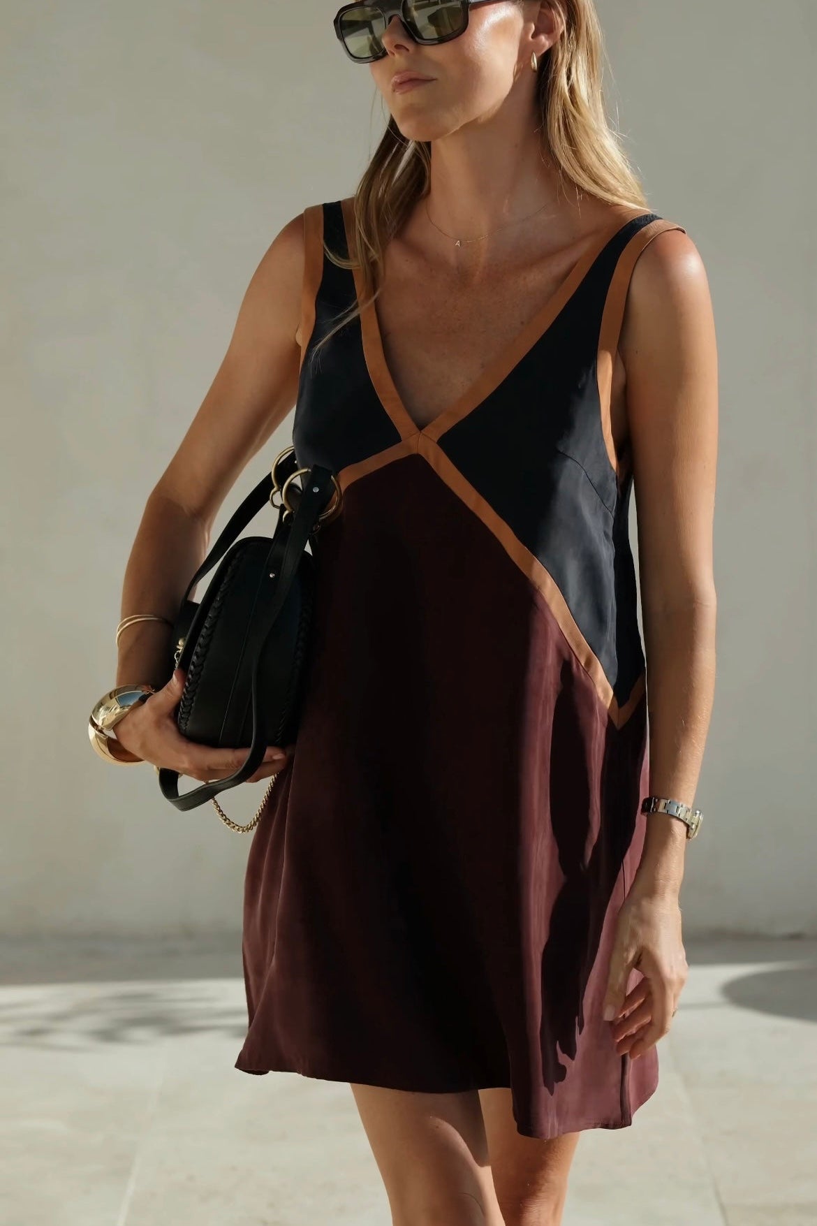 THE ADRIANA CUPRO DRESS
