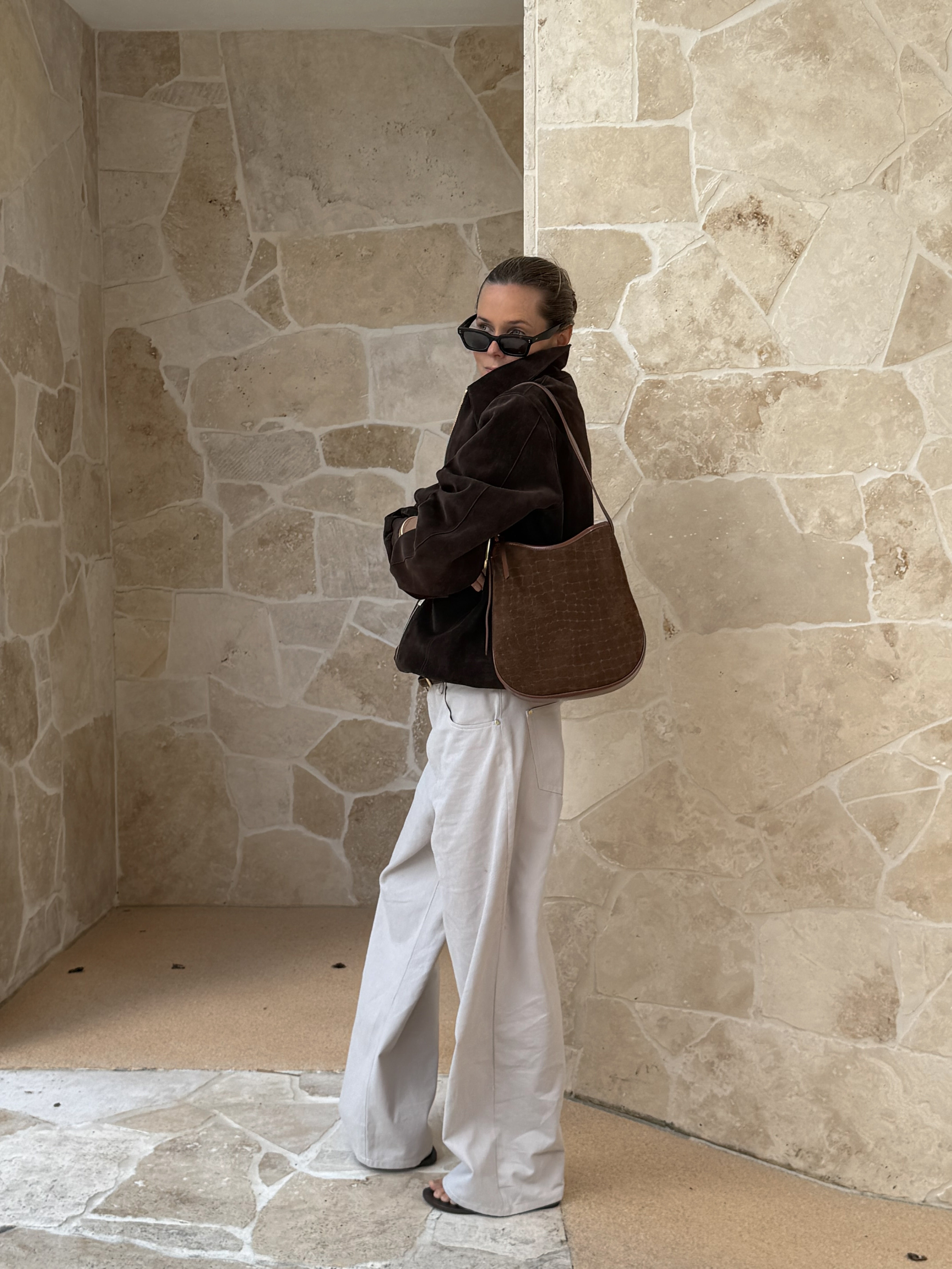 THE KENNEDY SUEDE BOMBER