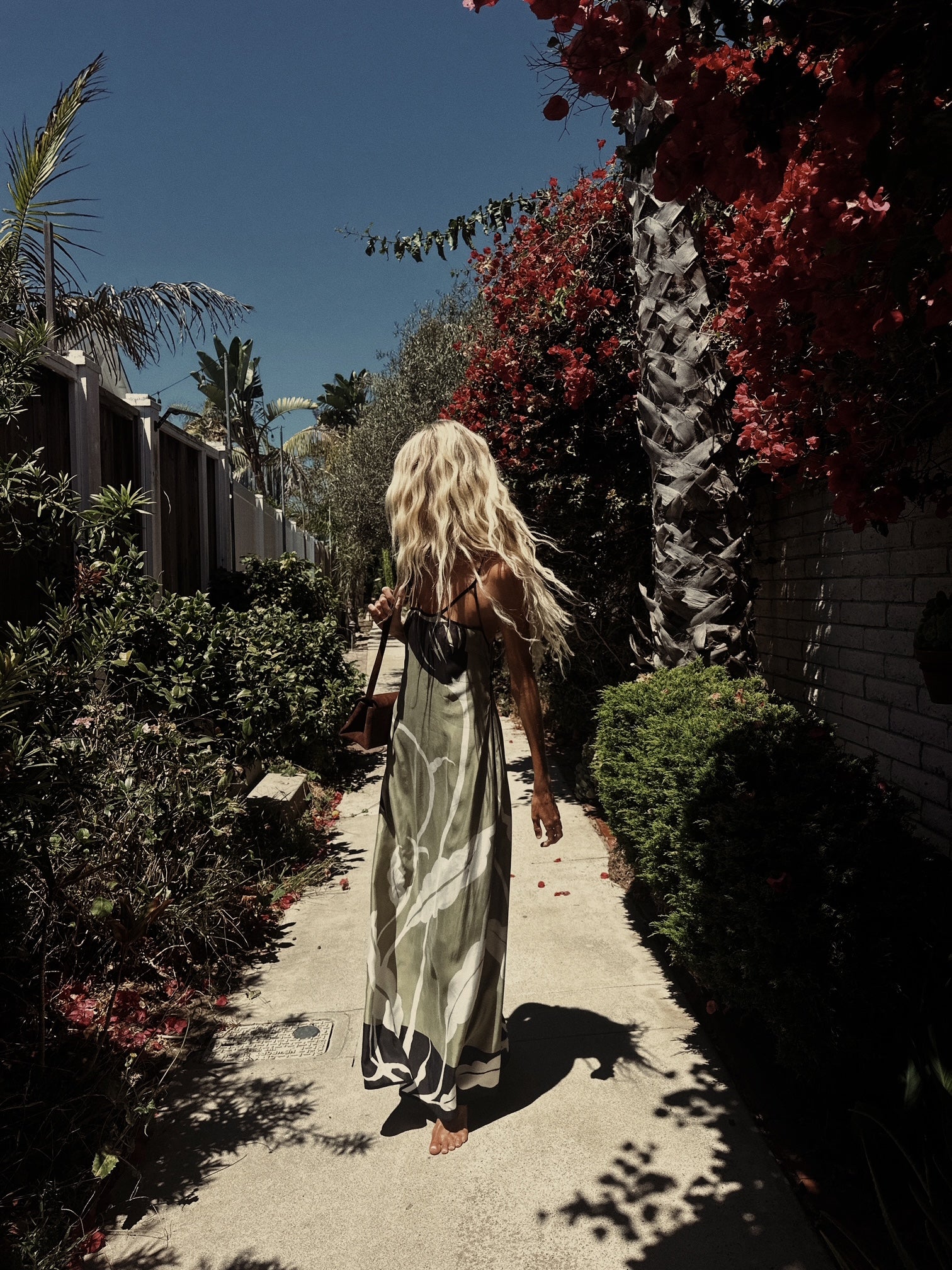 THE VIOLETA CUPRO DRESS