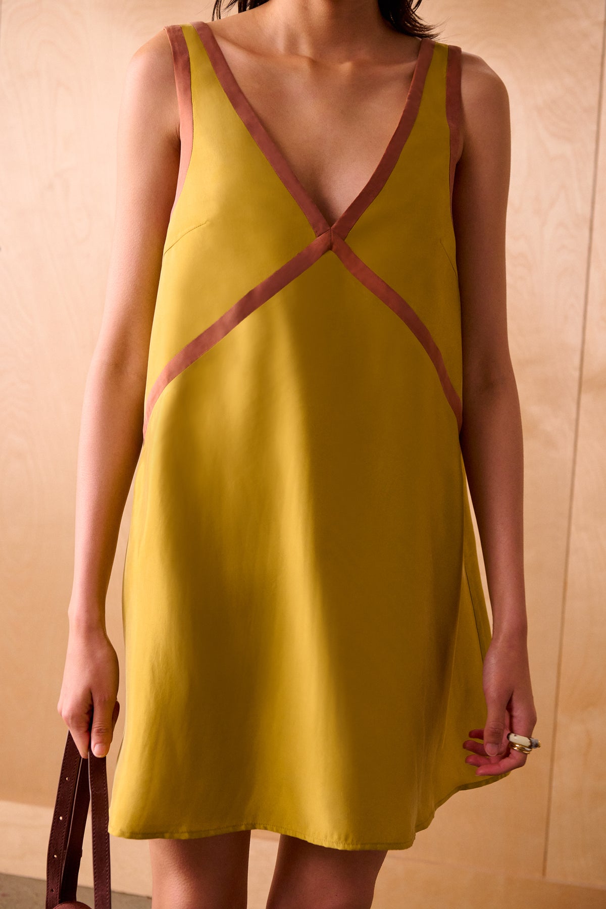 THE ADRIANA CUPRO DRESS