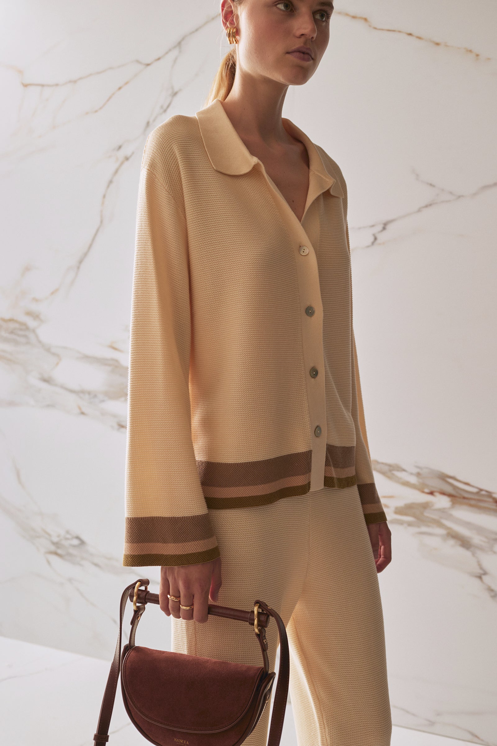 THE ABIGAIL KNIT SHIRT