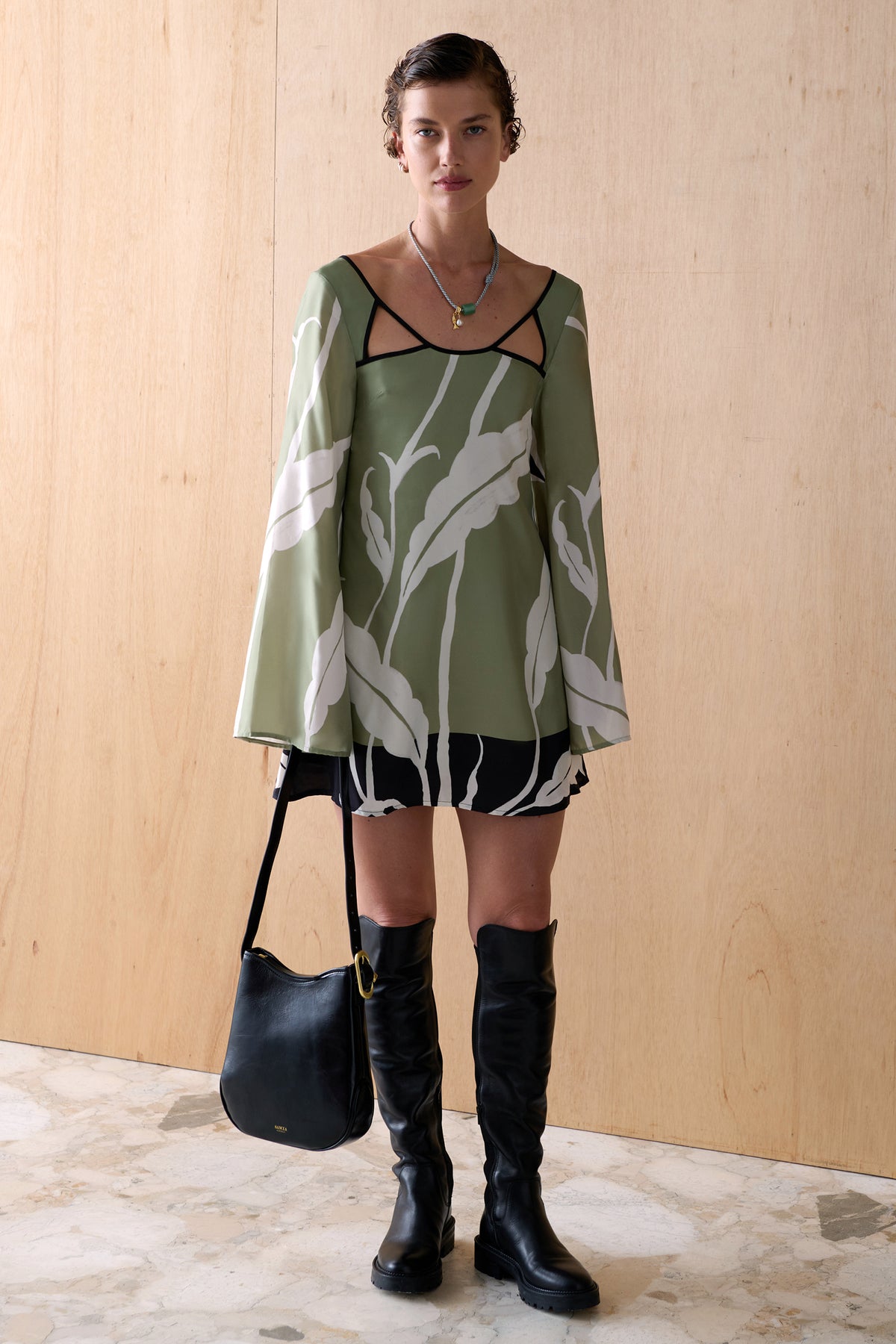THE ARIA CUPRO DRESS