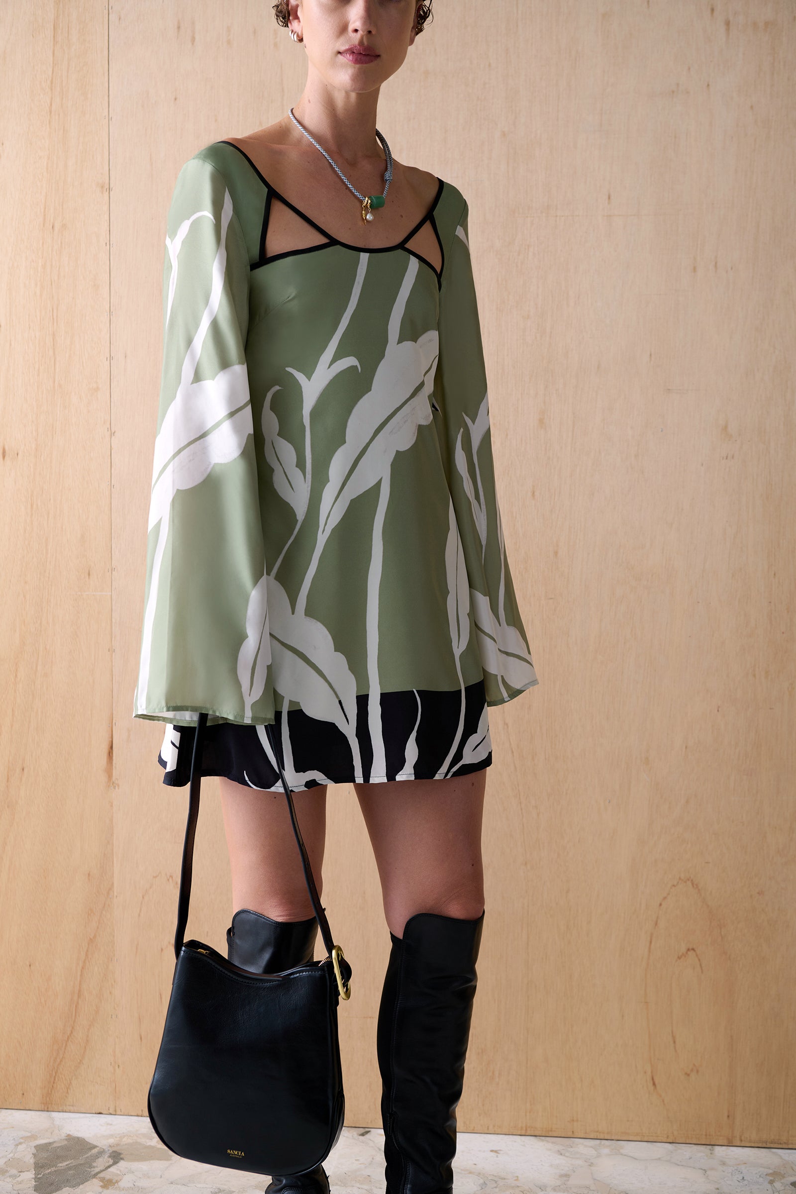 THE ARIA CUPRO DRESS