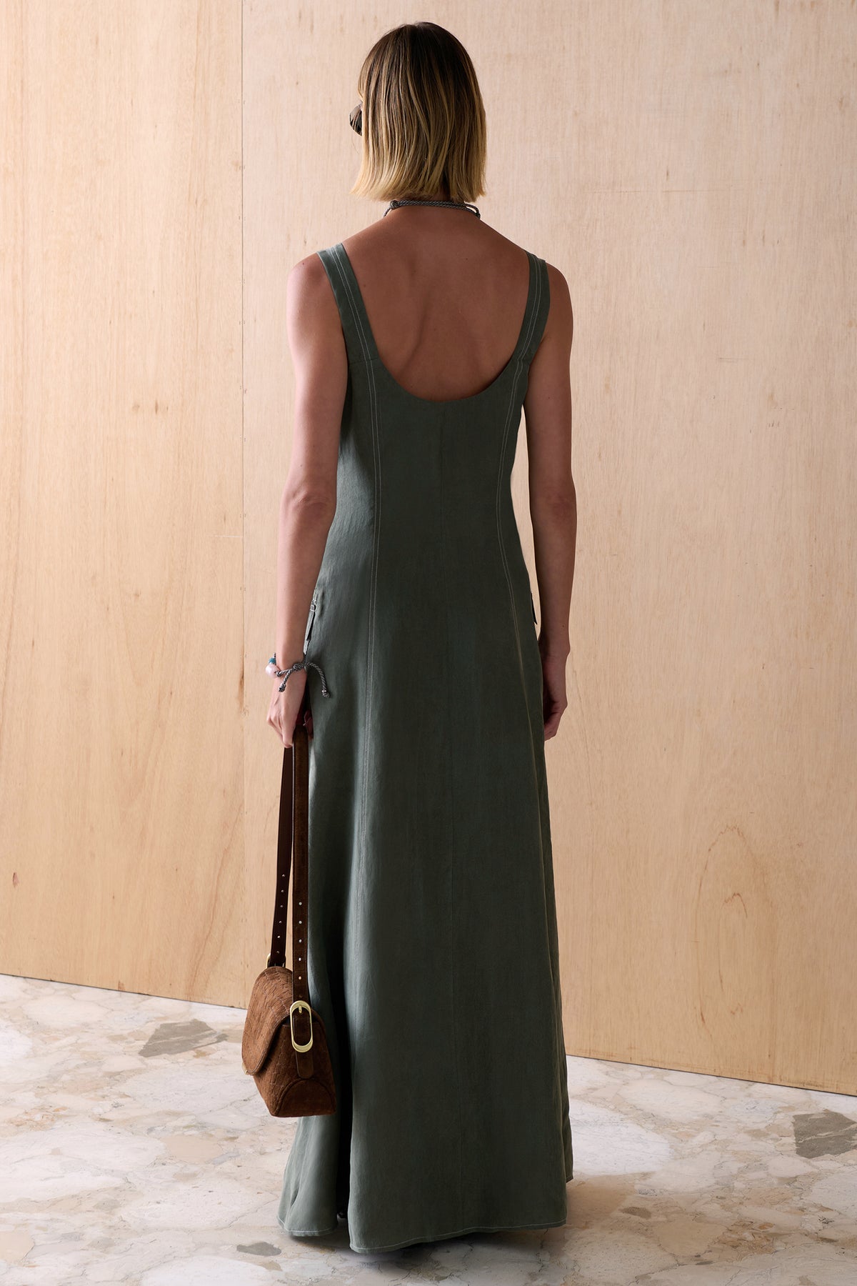 THE MARLA CUPRO DRESS