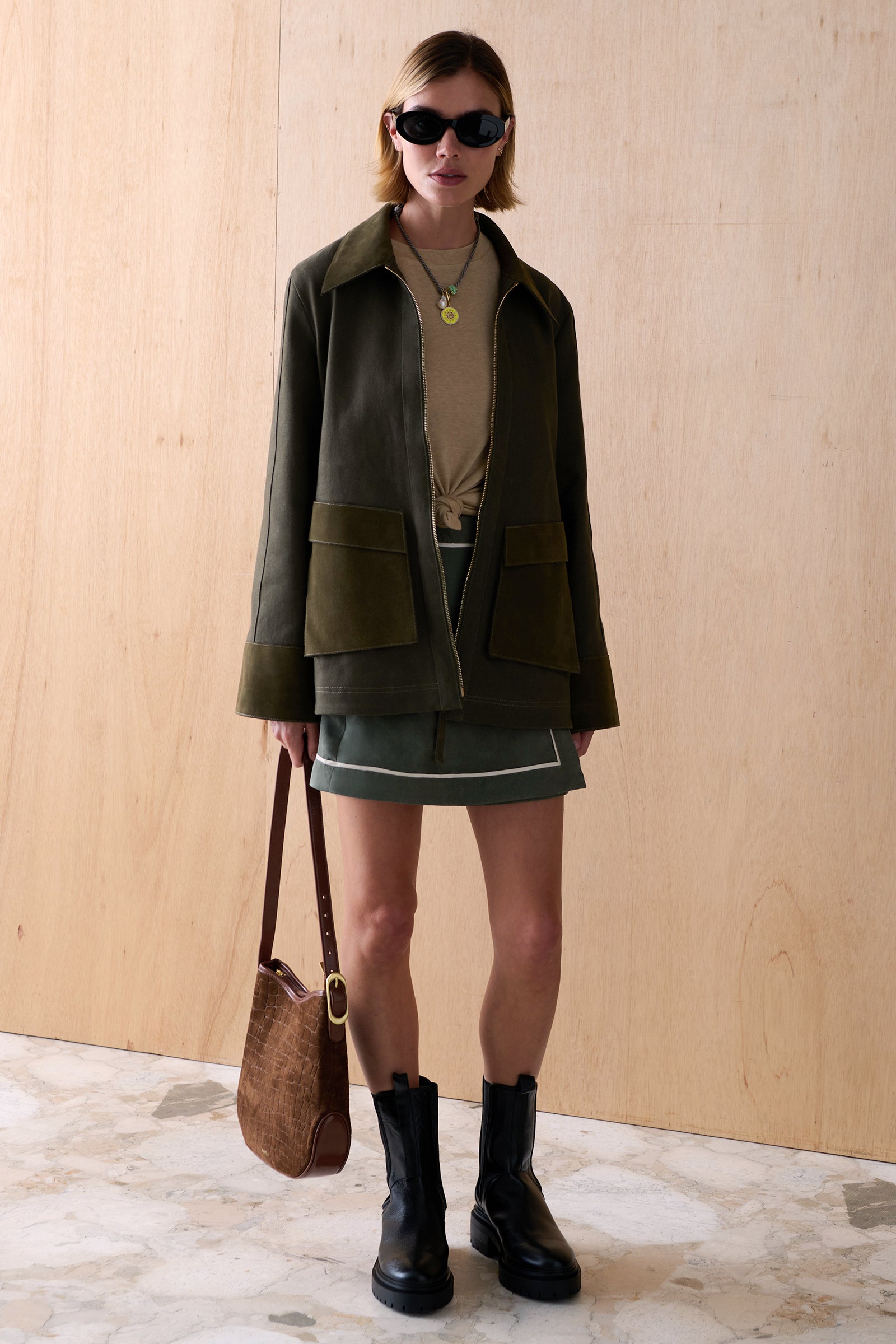 THE OPAL CUPRO SKIRT