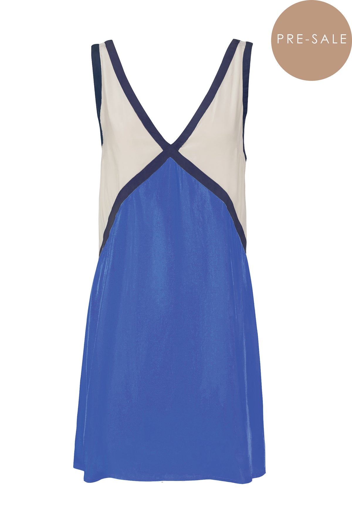 THE ADRIANA CUPRO MINI DRESS