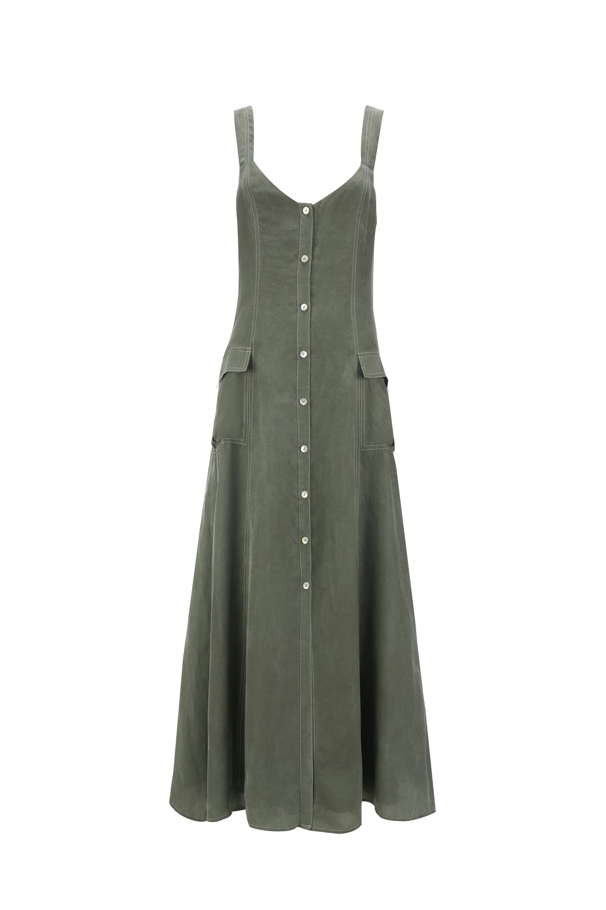 THE MARLA CUPRO DRESS