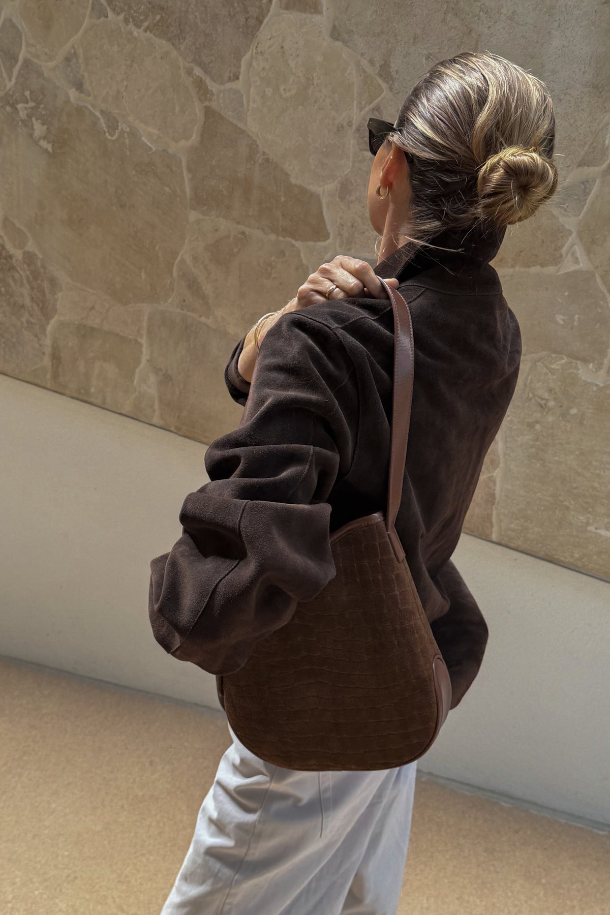 THE KENNEDY SUEDE BOMBER