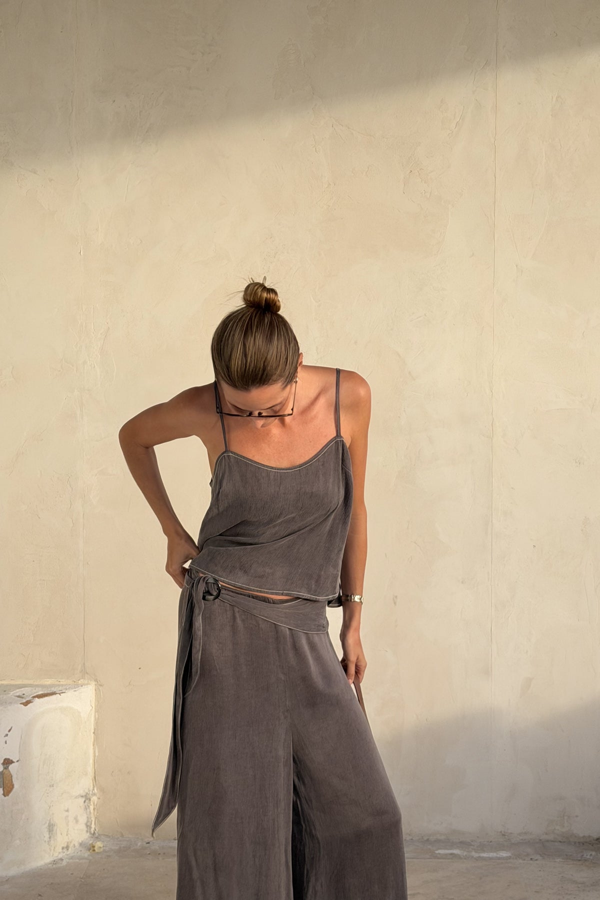 THE LUNA CUPRO PANTS