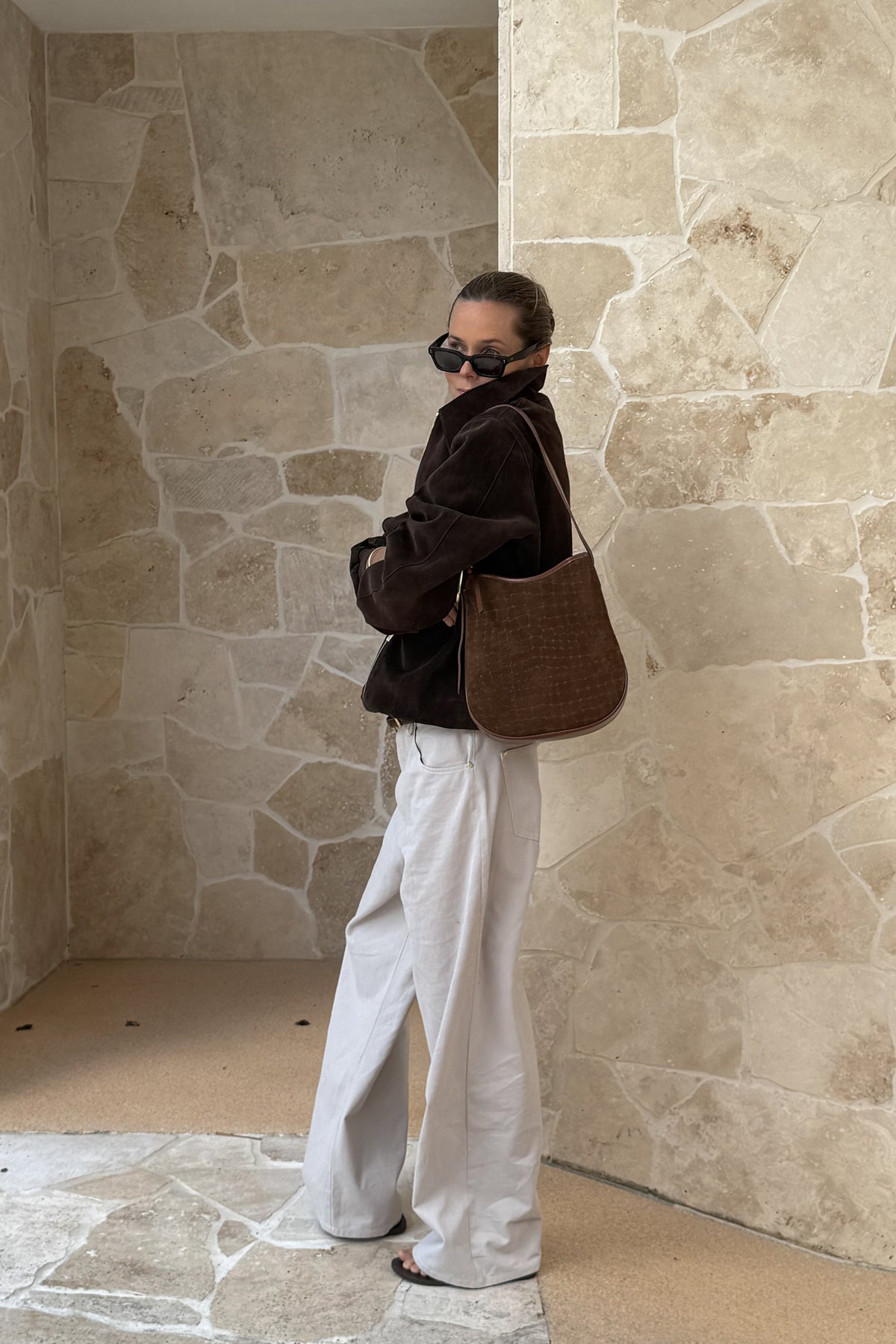 THE KENNEDY SUEDE BOMBER