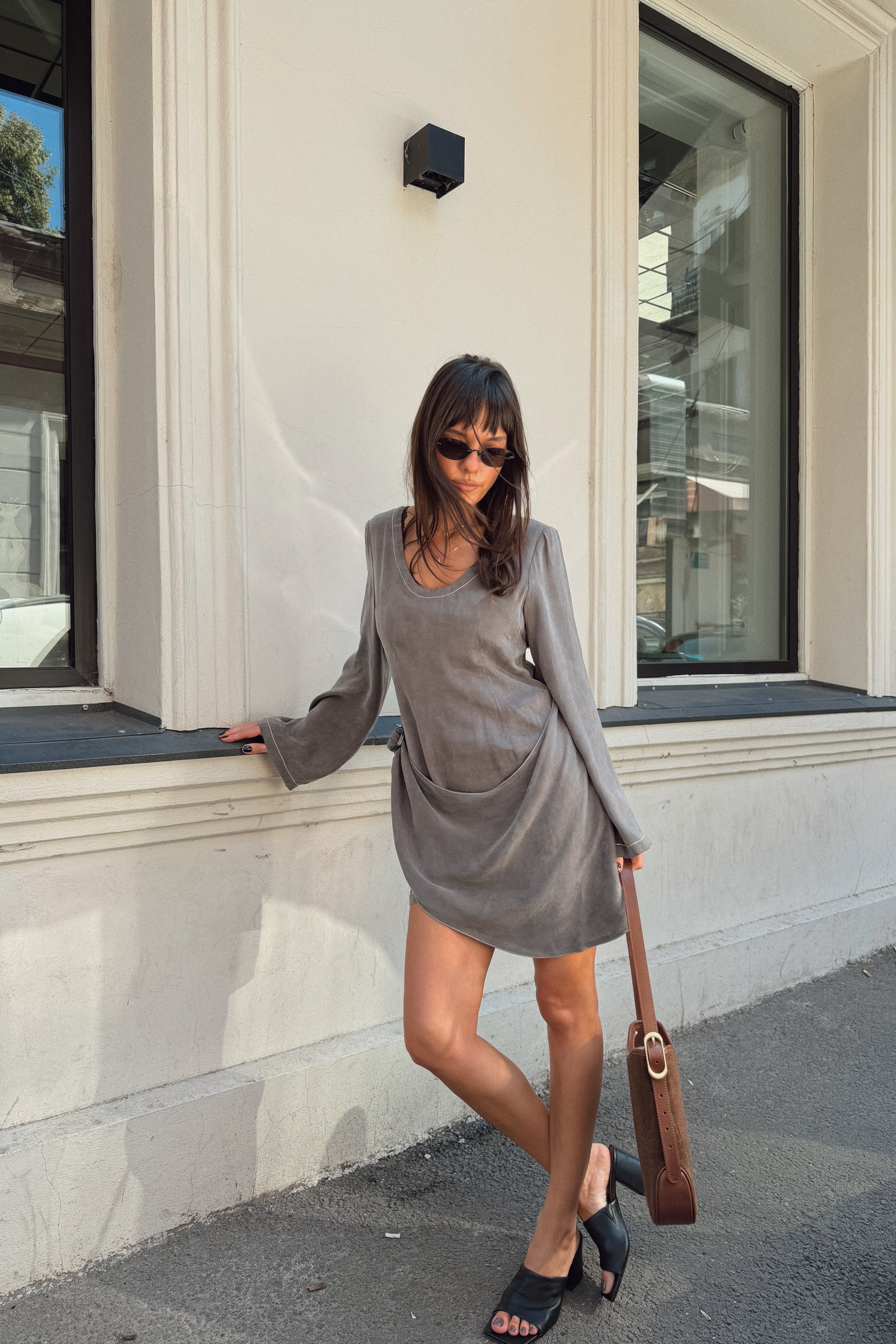 THE FRANCESCA CUPRO DRESS