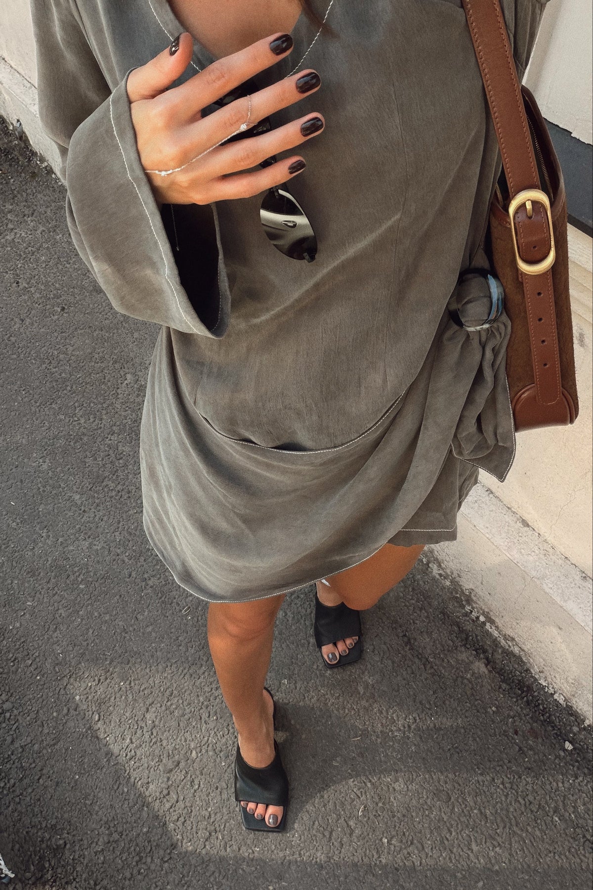 THE FRANCESCA CUPRO DRESS