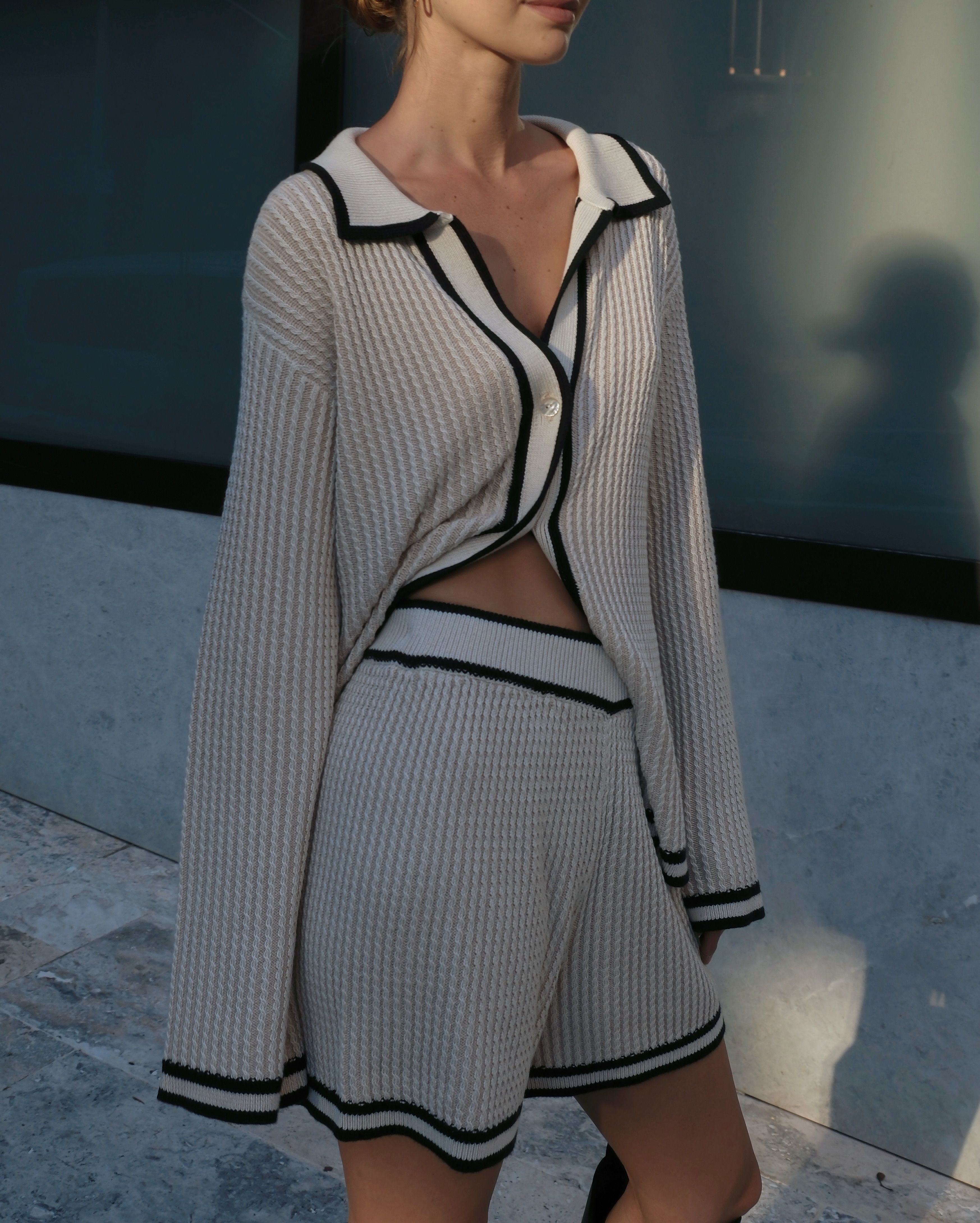 THE PHIA KNIT SHORTS